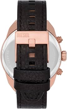 Diesel Spiked Analog Black Dial Men's Watch-DZ4607 : Amazon.in